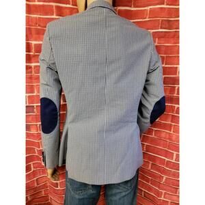 Zara Man US/38 Gingham Check Tailored Fit Men's Blazer Jacket #F